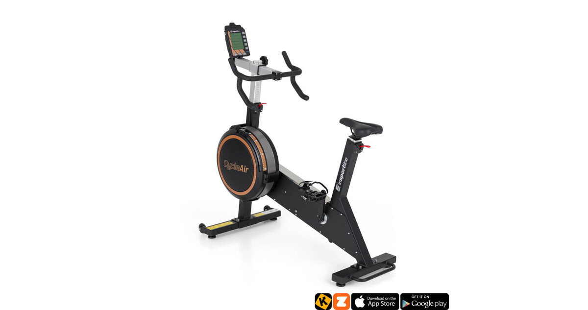 Profesjonalny rower spinningowy inSPORTline CycleAir ∙ powietrzno ...
