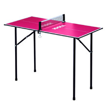 Stół do tenisa stołowego Joola Mini 90x45 cm - Różowy