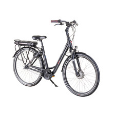 Elektryczny rower miejski Devron 28124A 28" 4.0 - Czarny