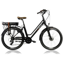 Miejski rower elektryczny Devron 26120 26" - model 2022 - Czarny