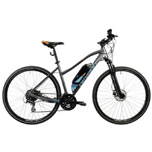 Damski crossowy rower elektryczny Devron 28162 28" - model 2022 - Szary