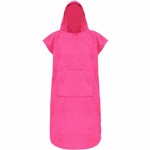 Ponczo ręcznikowe frotte z kapturem Agama Poncho Extra Dry - Różowy