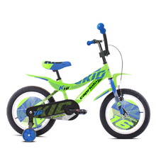 Rowerek dziecięcy Capriolo Kid 16" - model 2021 - Zielony-niebieski