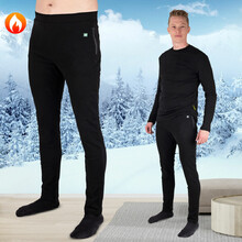 Ogrzewane spodnie męskie W-TEC Insupants - Czarny