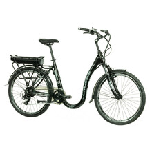 Miejski rower elektryczny z niską ramą Crussis e-City 2.7 18" - model 2022