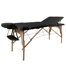 Łóżko stół do masażu inSPORTline Japane - Czarny
