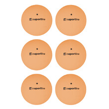 Piłeczki do tenisa stołowego ping-ponga inSPORTline Elisenda S1 6 szt - Pomarańczowy