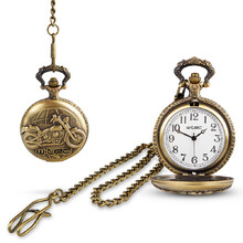Zegarek kieszonkowy na łańcuszku W-TEC Reverend - Brass