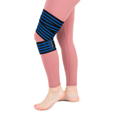 Bandaż na kolano, opaska podtrzymująca inSPORTline Kneesup - Niebieski