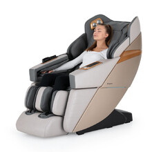 Nowoczesny fotel do masażu inSPORTline Lorreto - brązowy-szary