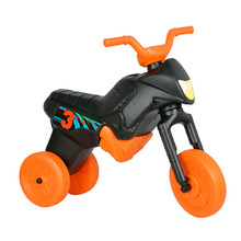 Rowerek biegowy dziecięcy Enduro Maxi - Czarny/pomarańczowy