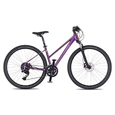 Damski rower crossowy 4EVER Pulse Disc 28'' - model 2026 ∙ hamulce tarczowe hydrauliczne ∙ amortyzator SR Suntour ∙ 10 przełożeń