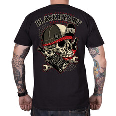Koszulka T-shirt inSPORTline Black Heart Commander ∙ 100% bawełna ∙ krótki rękaw ∙ okrągły dekolt ∙ nadruk rebeliancki ∙ czarna