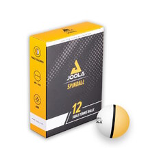 Piłeczki do tenisa stołowego Joola Spin Ball ∙ zestaw 12 szt ∙  40 mm ∙ dwukolorowe ∙ doskonałe odbicie ∙ do nauki spinu