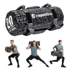 Worek treningowy / torba do ćwiczeń z uchwytami inSPORTline FitBag Camu 20 kg ∙ 7 uchwytów ∙ trening funkcjonalny ∙ cross-training