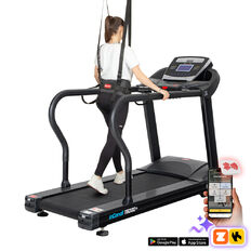 Bieżnia rehabilitacyjna z poręczami inSPORTline inCondi T5000+ ∙ prędkość 0,5-8 km/h ∙ nośność 180 kg ∙ 18 programów ∙ Bluetooth