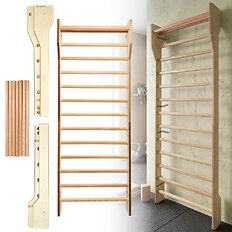 Drabinka gimnastyczna inSPORTline Shapemar 240x90 cm ∙ 13 szczebli ∙ nośność 130 kg ∙ drewno bukowe