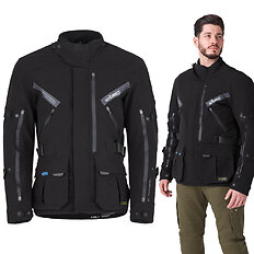 Męska kurtka motocyklowa W-TEC Nykolas ∙ 100% wodoodporna ∙ wyjmowana podpinka termiczna