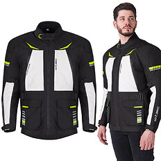 Kurtka motocyklowa W-TEC Warao ∙ wodoodporna ∙ oddychająca ∙ ochraniacze ce ∙ kieszenie wielofunkcyjne ∙ odblaski
