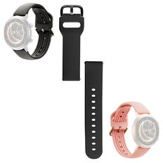 Pasek do smartwatcha inSPORTline Manzon & Brosel ∙ czarny ∙ elastyczny silikon ∙ sportowy design