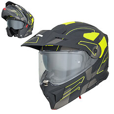 Kask motocyklowy szczękowy 3w1 W-TEC Neovu Graphic ∙ blenda przeciwsłoneczna ∙ demontowalny daszek