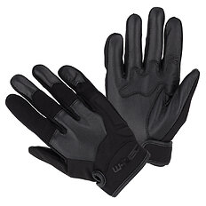 Rękawice motocyklowe W-TEC Trebizat ∙ skórzane z softshellem ∙ piankowa amortyzacja ∙ neoprenowy mankiet na rzep ∙ krótki krój