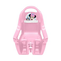 Fotelik rowerowy dla lalki Minnie Doll Carrier ∙ motyw Myszki Minnie ∙ uniwersalne mocowanie ∙ pasek zabezpieczający ∙ wytrzymałe tworzywo