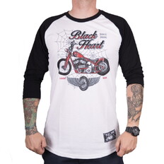 Koszulka z długim rękawem longsleeve BLACK HEART Red Baron Chopper