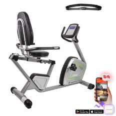 Rower treningowy rehabilitacyjny poziomy inSPORTline inCondi R60i + pas piersiowy