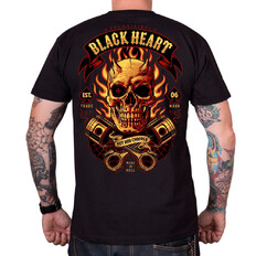T-shirt Black Heart Hell Boy ∙ bawełna 100% ∙ krótki rękaw ∙ rebeliancki nadruk ∙ dla motocyklistów