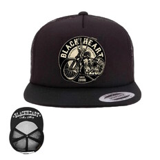 Czapka z daszkiem BLACK HEART Chopper King Trucker BLK