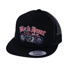 Czapka z daszkiem BLACK HEART Red Chopper Trucker