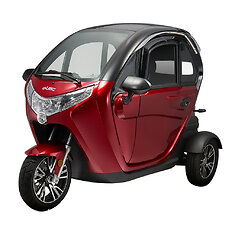 Elektryczny skuter W-TEC Tukago ∙ zabudowany ∙ trójkołowy ∙ prędkość 25 km/h ∙ zasięg 50 km ∙ nośność 240 kg ∙ kamera cofania