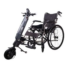 Składany wózek inwalidzki inSPORTline Jakesully ∙ napęd elektryczny ∙ lekka rama ∙ kompaktowy