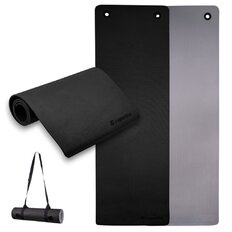 Mata do ćwiczeń inSPORTline Kikami 180x61x0,8 cm ∙ z otworami do zawieszenia ∙ antypoślizgowa ∙ z paskiem transportowym ∙ odporna na pot i wodę