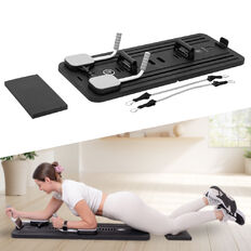 Deska do pilatesu inSPORTline Trancer Basic, antypoślizgowy, składana konstrukcja, wyjmowany wyświetlacz, podstawka na telefon