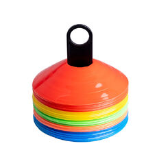 Pachołki znaczniki inSPORTline SpeedCone SC200 ∙ 50 szt ∙ wielokolorowe ∙ lekka konstrukcja ∙ tor przeszkód