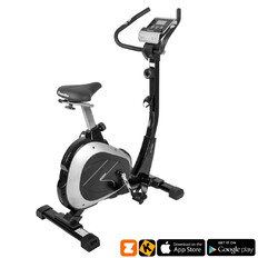 Rower treningowy magnetyczny inSPORTline Klegan ∙ cicha praca ∙ 8 poziomów obciążenia ∙ regulacja siodełka i kierownicy ∙ czujniki tętna ∙ Bluetooth