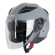 Kask motocyklowy otwarty W-TEC Barcela Nardo ∙ homologacja ∙ wizjer anti-scratch ∙ blenda przeciwsłoneczna ∙ wyjmowana wyściółka
