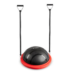 Podkładka balansująca trener równowagi inSPORTline Dome Edge z gumowymi ekspanderami linkami 100 cm / 4,6 kg