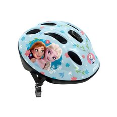 Kask dziecięcy na rower inSPORTline Frozen II ∙ motyw Kraina Lodu ∙ lekki 190 g ∙ otwory wentylacyjne ∙ regulacja pokrętłem ∙ norma EN 1078