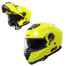 Kask motocyklowy z otwieraną szczęką + blenda W-TEC Cullo
