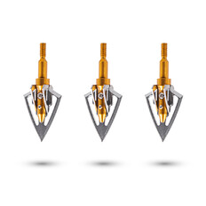 Grot łowiecki do strzał inSPORTline Sharpunx ∙ 2-ostrzowy ∙ tnący ∙ do polowania ∙ stal węglowa ∙ 5 gramów ∙ 3 szt.