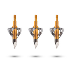 Grot myśliwski inSPORTline Hexmex ∙ spiralny z ostrzami jak brzytwa ∙ trójkątna końcówka stal nierdzewna ∙ 100 granów ∙ 3 szt.