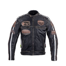 Męska skórzana kurtka motocyklowa W-TEC Sheawen Vintage