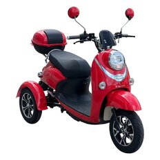 Trójkołowy skuter elektryczny inSPORTline Tarra ∙ dwumiejscowy ∙ 800 W ∙ zasięg do 45 km ∙ nośność 200 kg ∙ bieg wsteczny
