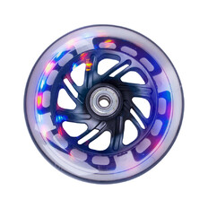 Świecące kółko do hulajnogi PU 125*24 mm z łożyskami ABEC 5