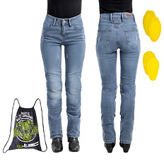 Damskie jeansowe spodnie motocyklowe W-TEC Panimali