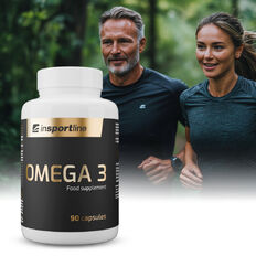 Omega 3 inSPORTline + EPA + DHA + WITAMINA E 90 kapsułek