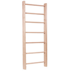 Drabinka gimnastyczna inSPORTline Steadyline 215×80 cm ∙ 7 szczebli ∙ nośność 130 kg ∙ świerk/buk ∙ łatwy montaż
